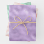 Girly Glam Lila Geschenkpapier Set (Beispiel)
