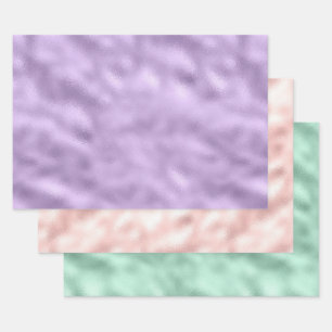 Girly Glam Lila Geschenkpapier Set