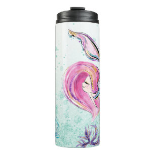 *~* Girly Glam Meerjungfrau Glitter Mercat Thermosbecher