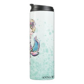 *~* Girly Glam Mermaid Glitzer Sea Thermosbecher (Nach rechts gedreht)