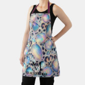 Girly Glam Opal Leopard Print All-Over Print Apron Schürze (InSitu)