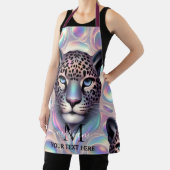 Girly Glam Opal Leopard Print All-Over Print Apron Schürze (InSitu)