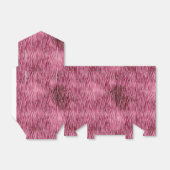 Girly Glam Pink Glitzy Dots Zebra Print Geschenkschachtel (Ungefaltet)