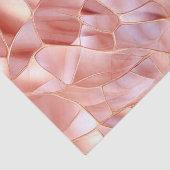 Girly Glam Pink Rose Gold Seidenpapier (Detail)
