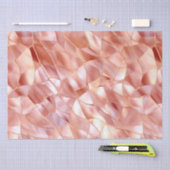 Girly Glam Pink Rose Gold Seidenpapier (Handwerk)