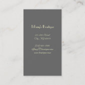 girly Glamour französischen Visitenkarte (Rückseite)