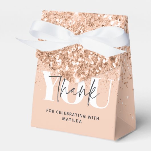 Girly Glitzer funkelt am 30. Geschenkschachtel (Vorderseite)