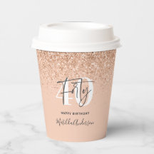 Girly Glitzer funkelt modernes 40. Party