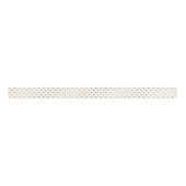 Girly Glitzer-Goldpolka-Punkt-Muster-Monogramm Ripsband (Vorderseite)