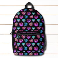 Girly Glitzer Hört farbenfroh Moderne Personalisie