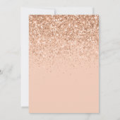 Girly Glitzer strahlt moderne 40. Geburtstag (Rückseite)