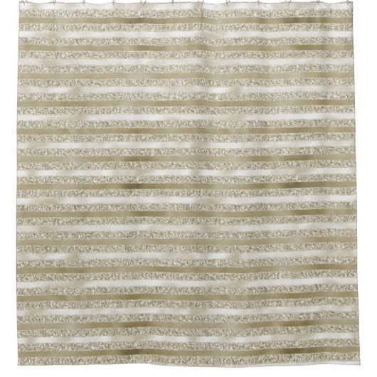 Girly Glitzy Glitzer Glam Golfer Duschvorhang (Vorderseite)