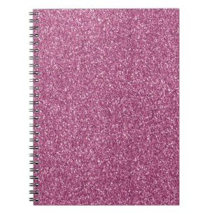 Girly Glitzy Pink Glitzer Notizblock