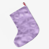 Girly Gold Lila Glitzy Glitzer Sparkone Großer Weihnachtsstrumpf (Rückseite (Hängend))