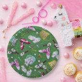 Girly Golf-Muster-Papier-Teller Pappteller (Party)