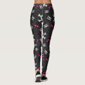 Girly Gothic Skulls Leggings (Rückseite)