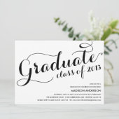GIRLY GRAD | EINLADUNG DER BILDUNGSPARTEI 2013 (Stehend Vorderseite)