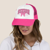 Girly Graduation Coquette Senior 2026 Pink Bow Truckerkappe (Beispiel)