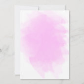 Girly Gray Guinea Pig Pink Soccer Ball Custom Einladung (Rückseite)