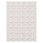 Girly Green Pink Tee Party Muster Tischdecke (Vorderseite)