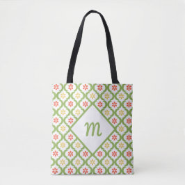 Girly Green Quatrefolien Niedliche Milchprodukte u Tasche