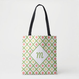 Girly Green Quatrefolien Niedliche Milchprodukte u Tasche