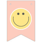 Girly Groovy Geburtstag Retro 2. Geburtstag Wimpelkette (Erste Fahne)