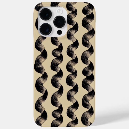 Girly Hair Stilvoll modern Case-Mate iPhone Hülle (Rückseite)