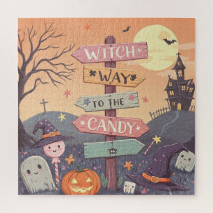 Girly Halloween - Hexenweg zur Candy Puzzle