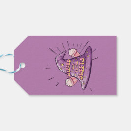 Girly Halloween - Zauberkunst Weg zu den Süßigkeit Geschenkanhänger