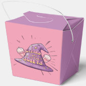 Girly Halloween - Zauberkunst Weg zu den Süßigkeit Geschenkschachtel (Rückseite)