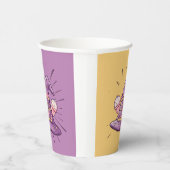 Girly Halloween - Zauberkunst Weg zu den Süßigkeit Pappbecher (Rechts)