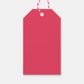 Girly Happy Oaster Chicks Pink Geschenkanhänger (Rückseite)