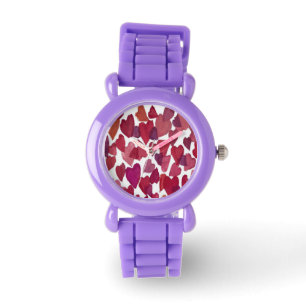 Girly Hearts Galore Armbanduhr