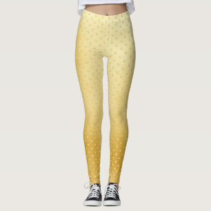 Girly Hearts Gold Imitate Fossilienmuseum Monte Sa Leggings