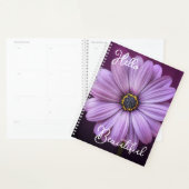 Girly Hello Beautiful Zitat Lavender Daisy Blume Planer (Anzeige)