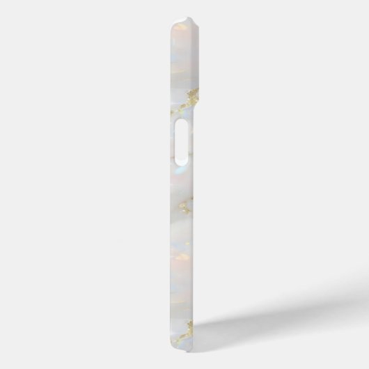 Girly Holographic Opal Stone Custom Foto Collage Case-Mate iPhone Hülle (Rückseite / Rechts)