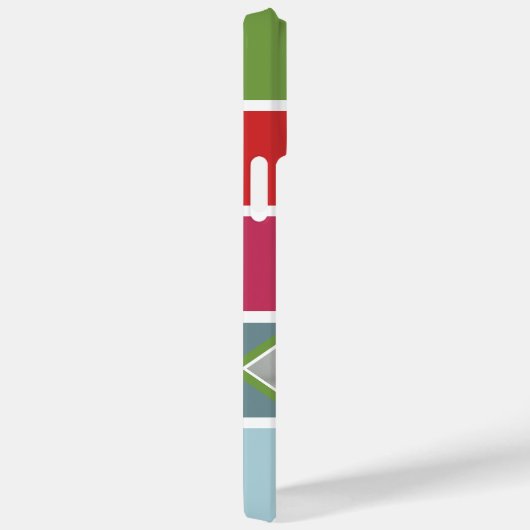 Girly Horizontal Stripes with photo Case-Mate iPhone Hülle (Rückseite / Rechts)