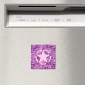 Girly Hot Pink Digital Camouflage Camouflage Magnet (In Situ (Geschirrspüler))