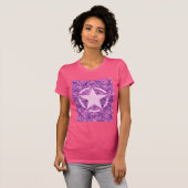 Girly Hot Pink Digital Camouflage Camouflage T-Shirt (Vorne ganz)