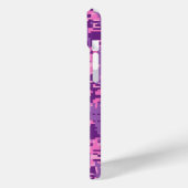 Girly Hot Pink Digital-Camouflage Case-Mate iPhone Hülle (Rückseite / Links)