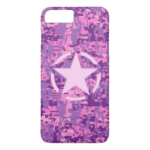 Girly Hot Pink Digital Camouflage Dekoration Case-Mate iPhone Hülle