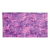 Girly Hot Pink Digital-Camouflage Kissenbezug (Rückseite-Rechts)