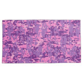 Girly Hot Pink Digital-Camouflage Kissenbezug (Vorderseite-Rechts)