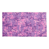 Girly Hot Pink Digital-Camouflage Kissenbezug (Rückseite-Links)