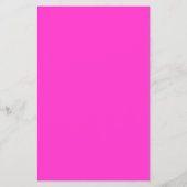 Girly Hot Pink Farbe Hintergrund Anpassen Sie es! Flyer (Hinten)