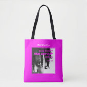 Girly Hot Pink heißt heute nicht SATAN Tote Bag Tasche (Vorderseite)