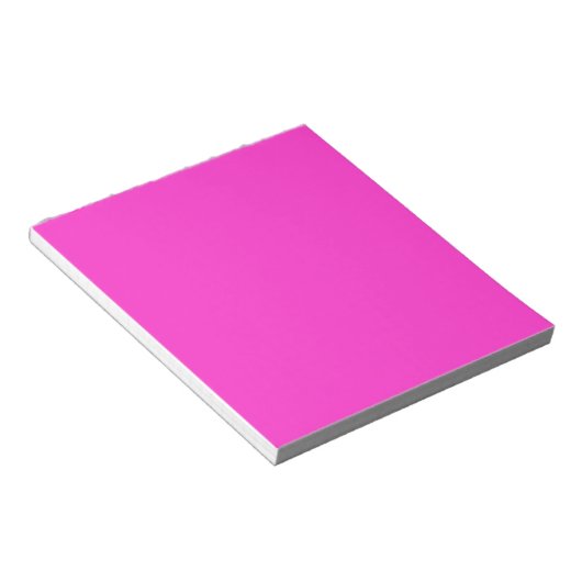 Girly Hot Pink Notizblock (angewinkelt)
