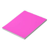 Girly Hot Pink Notizblock (Rotiert)