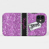 Girly IPHONE 5 FALL-ROSA. PARIS BLING Case-Mate iPhone Hülle (Rückseite (Horizontal))